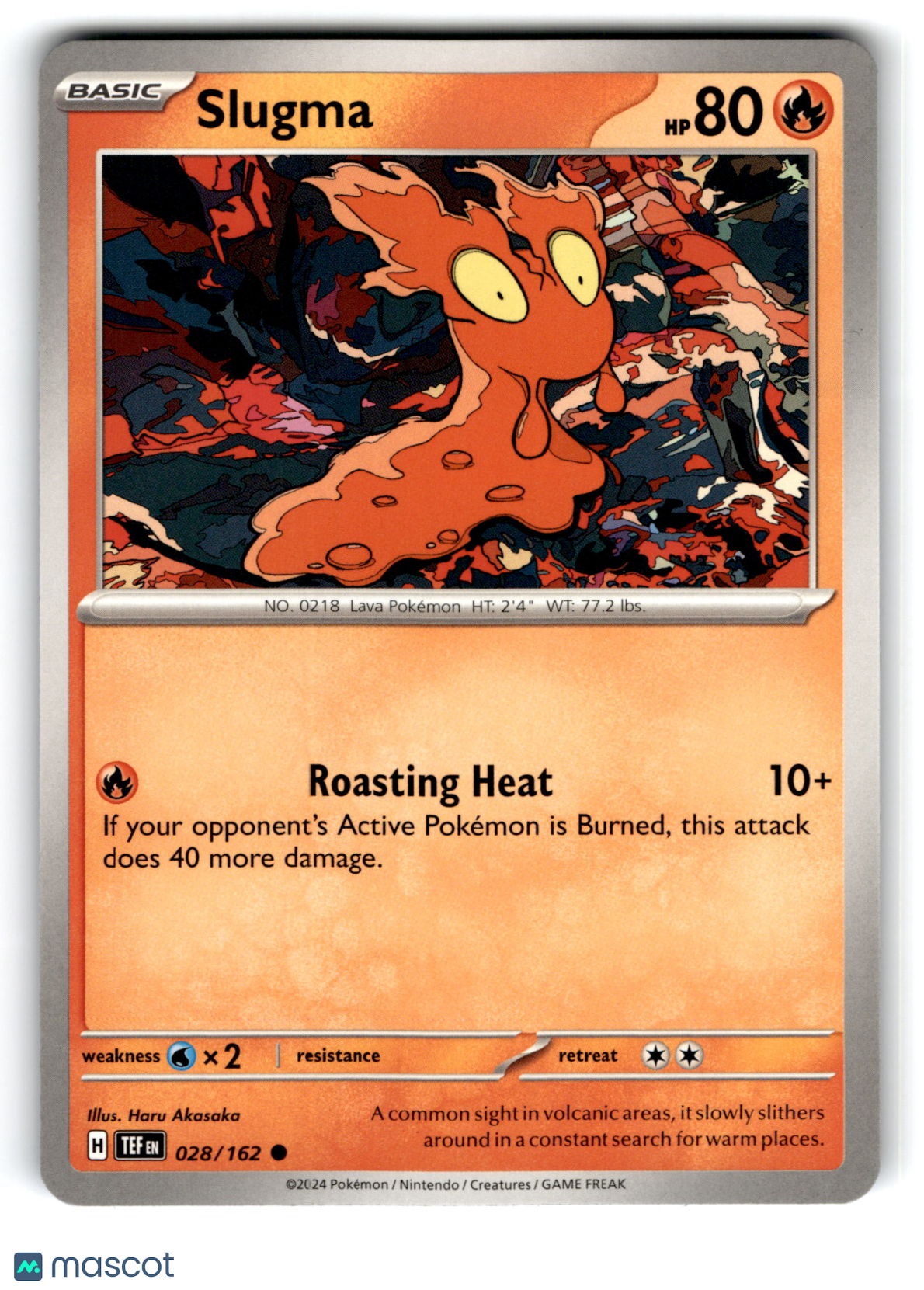 2024 Pokemon Slugma #28/162