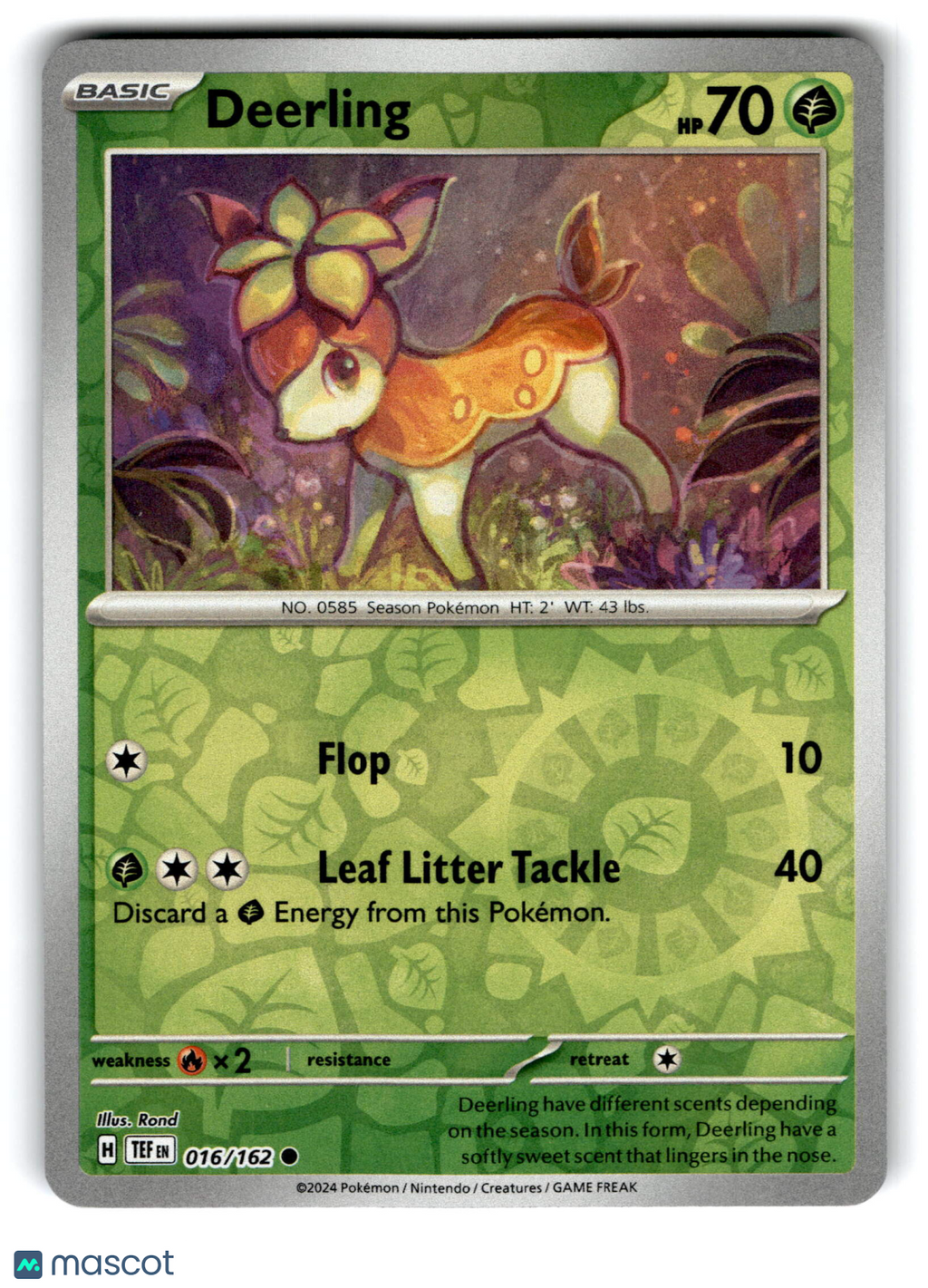 2024 Pokemon Deerling #16/162