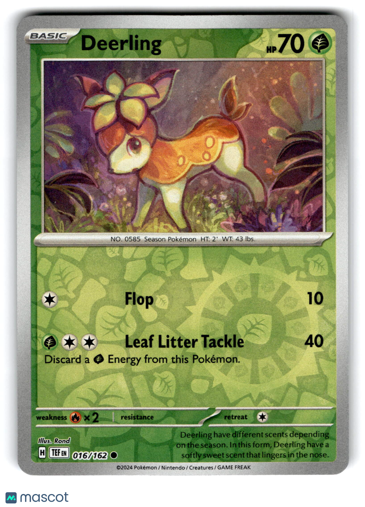 2024 Pokemon Deerling #16/162