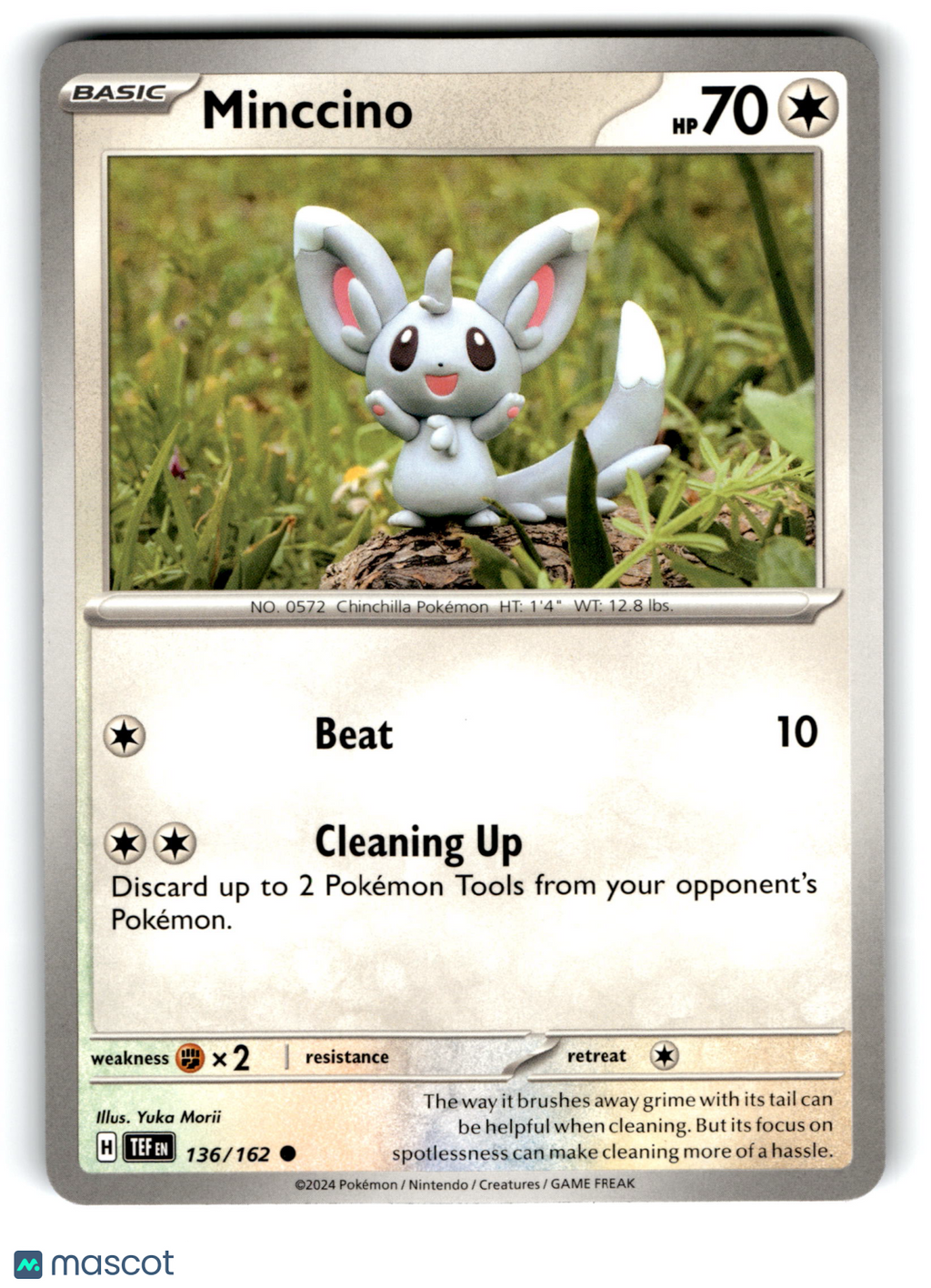 2024 Pokemon Minccino #136/162
