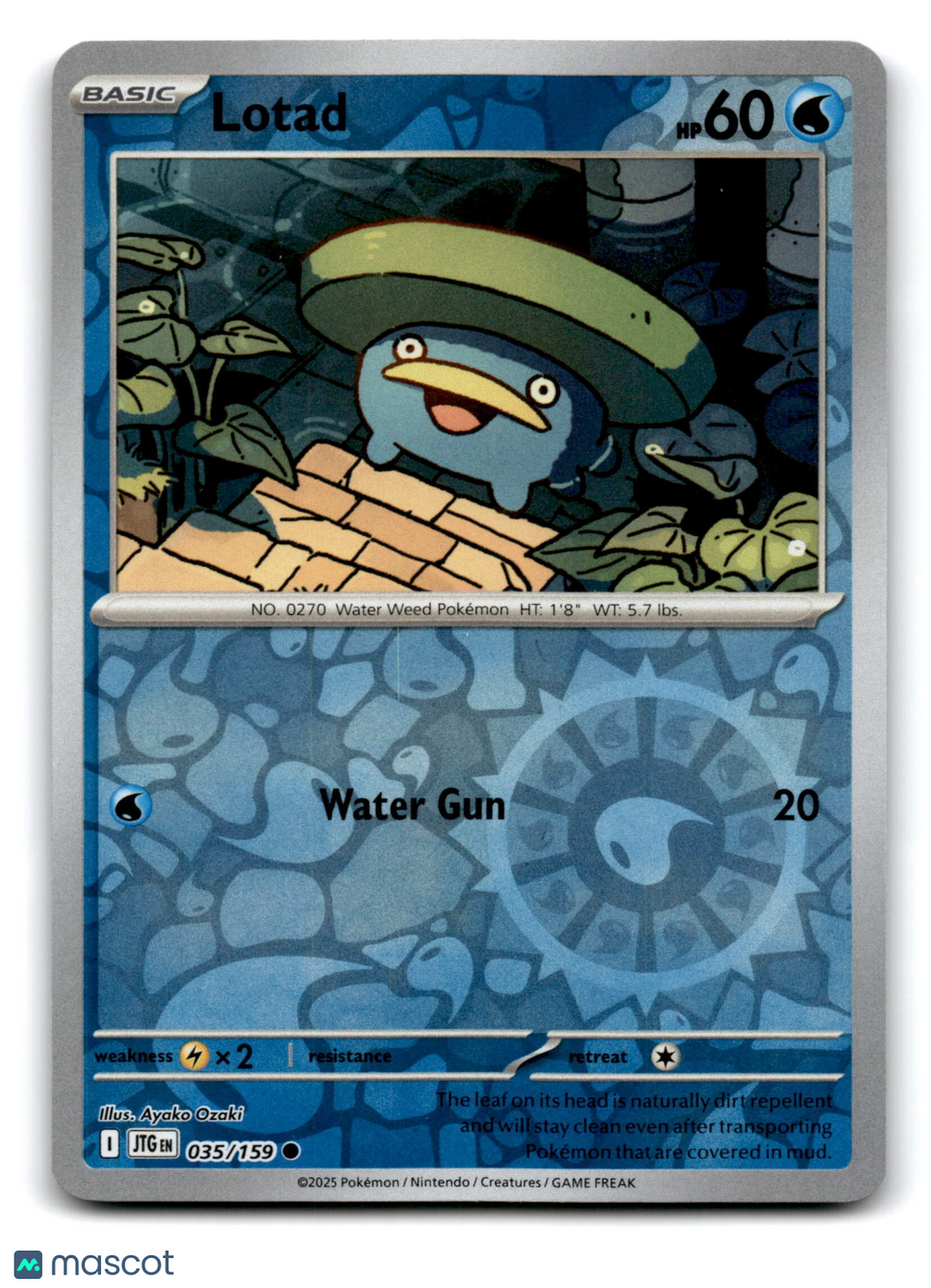 2025 Pokemon Lotad #35/159