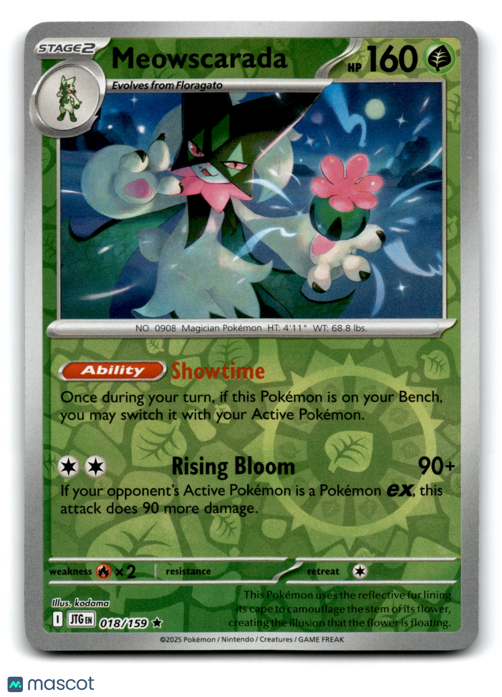 2025 Pokemon Meowscarada #18/159