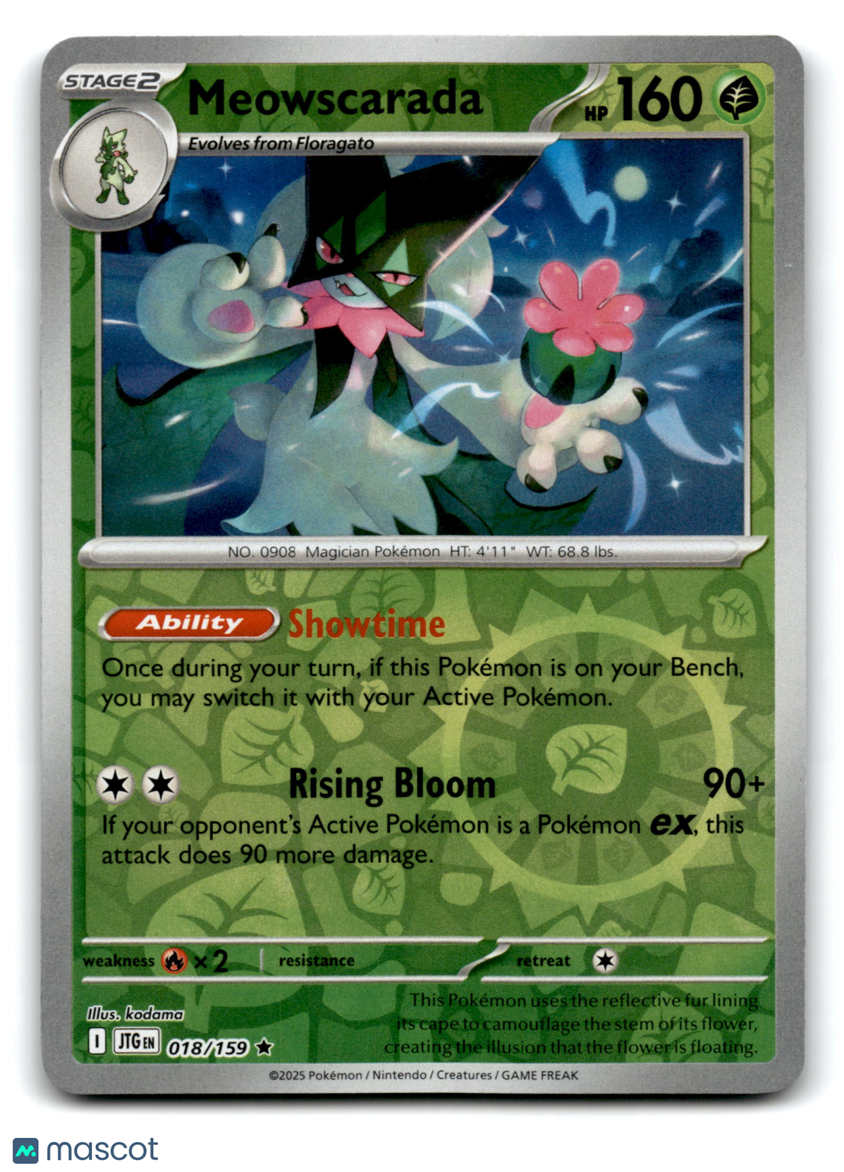 2025 Pokemon Meowscarada #18/159