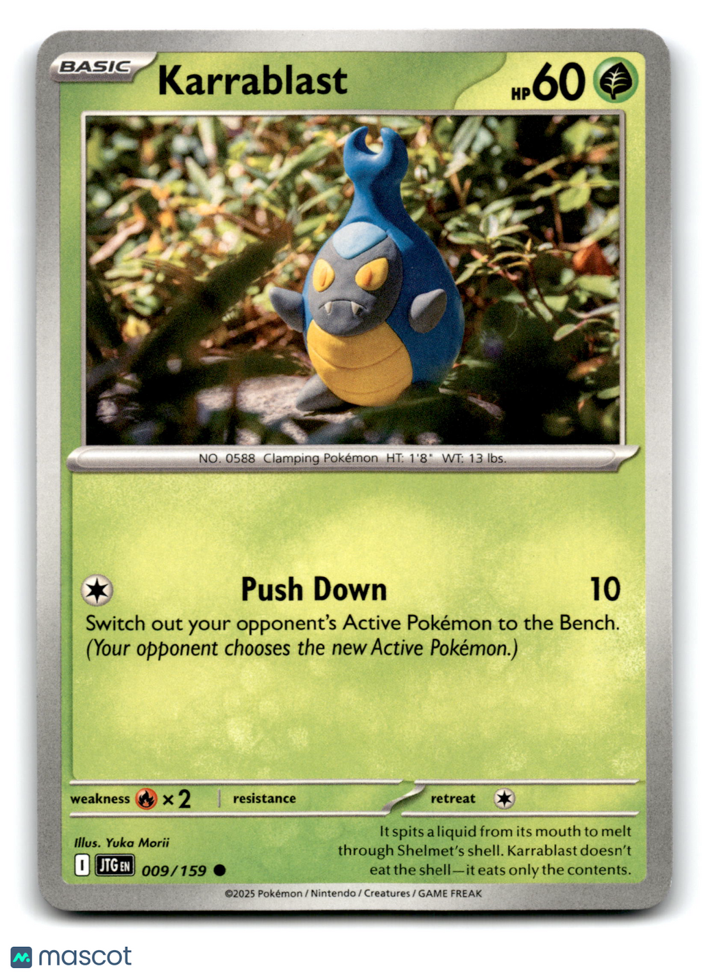 2025 Pokemon Karrablast #9/159