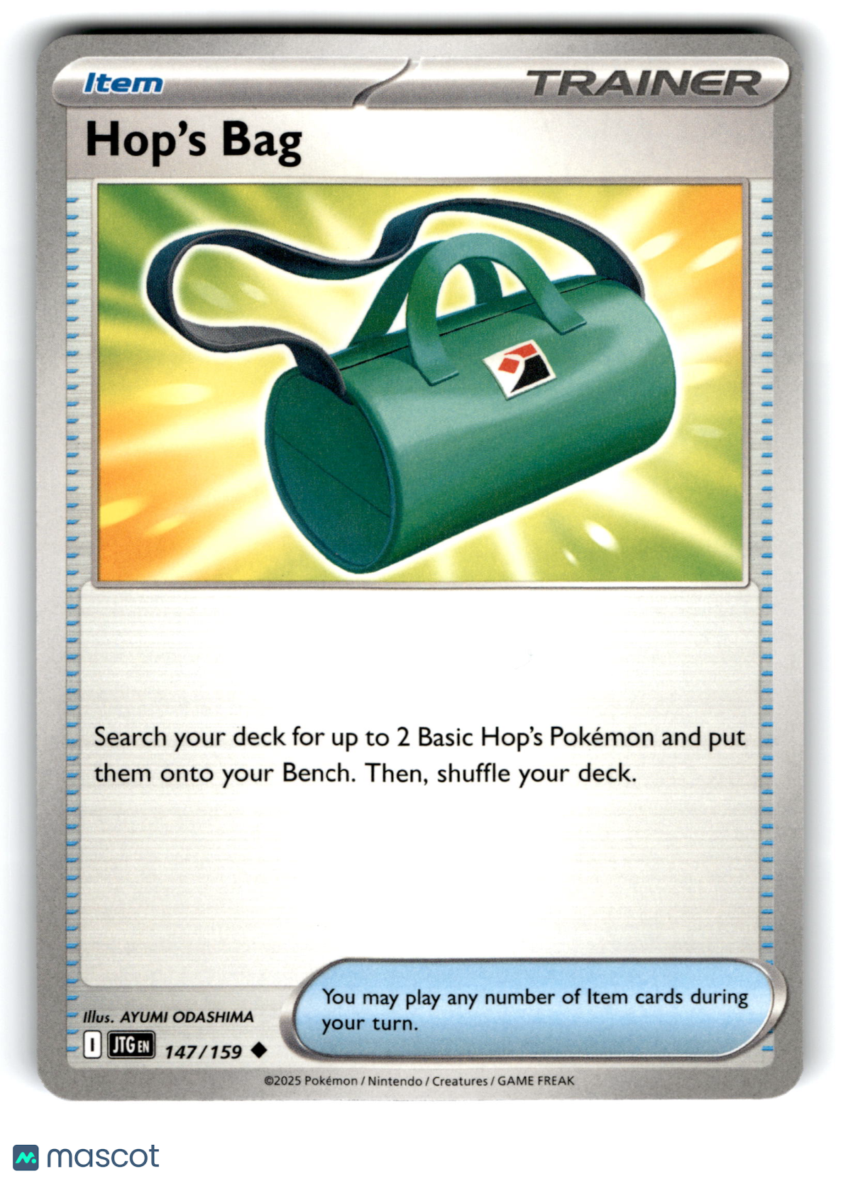 2025 Pokemon Hop's Bag #147/159