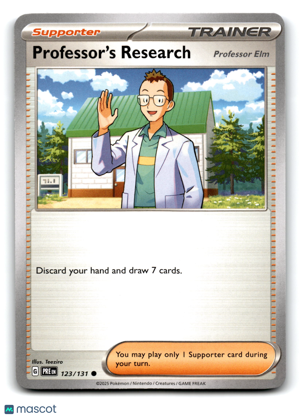 2025 Pokemon Professor's Research #123/131