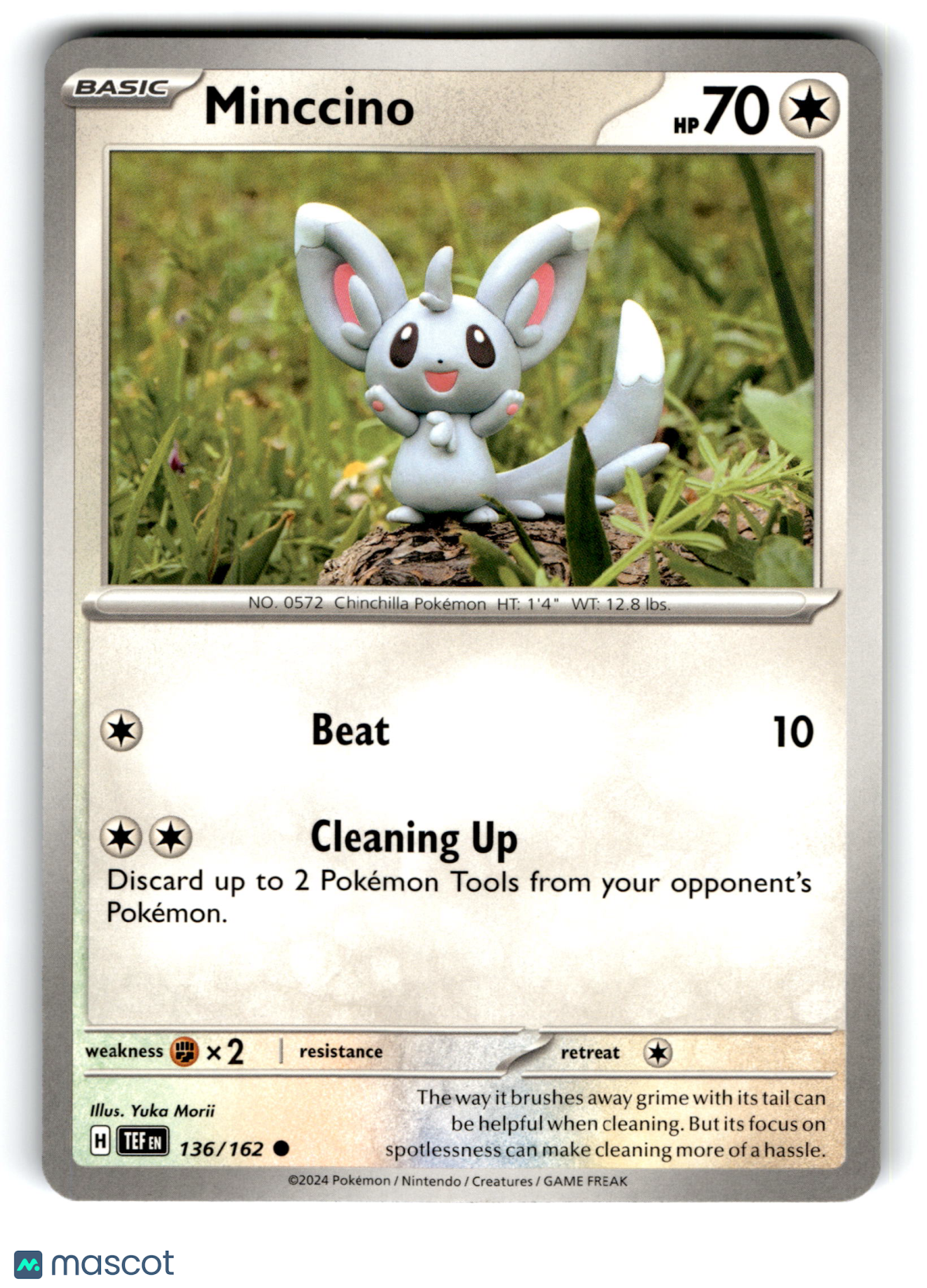 2024 Pokemon Minccino #136/162