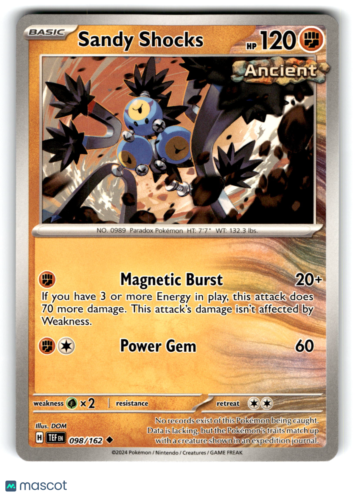 2024 Pokemon Sandy Shocks #98/162