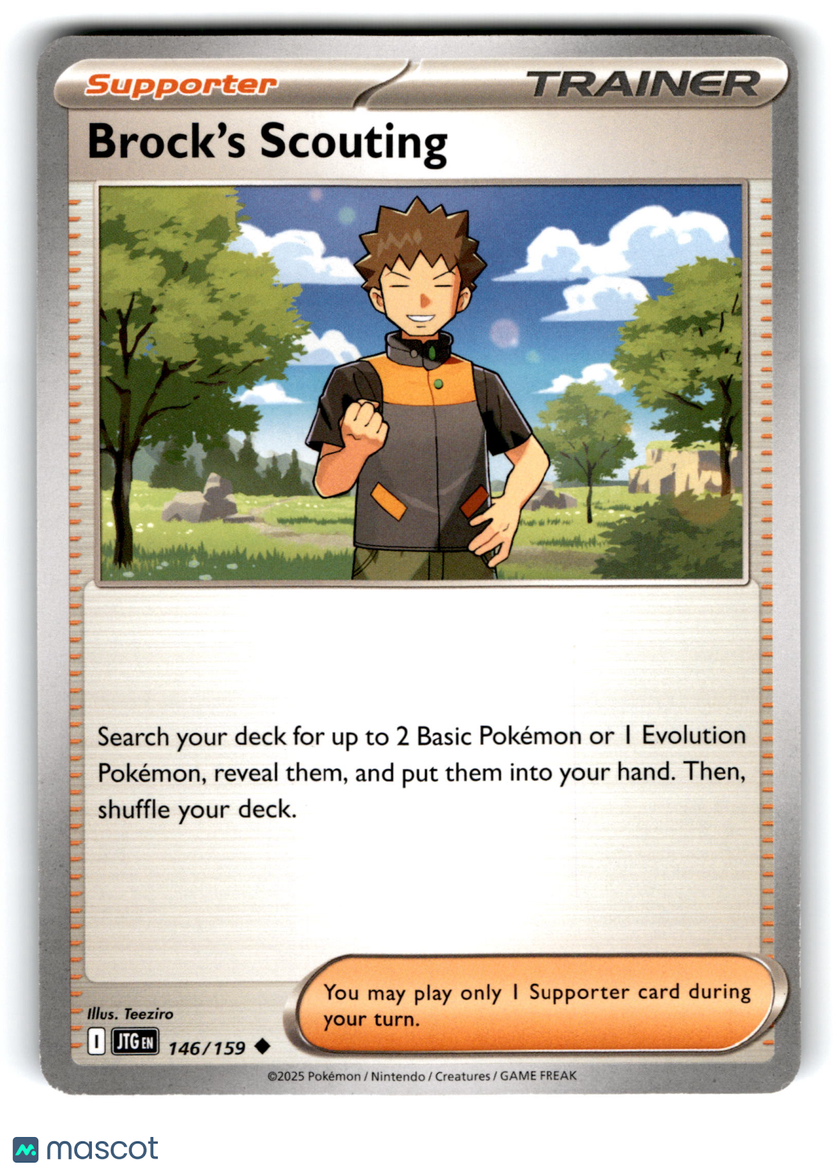 2025 Pokemon Brock's Scouting #146/159