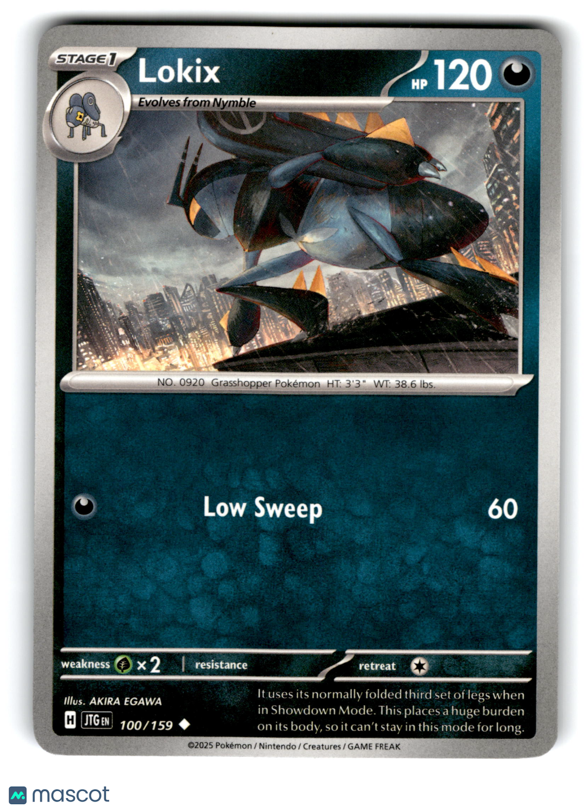 2025 Pokemon Lokix #100/159