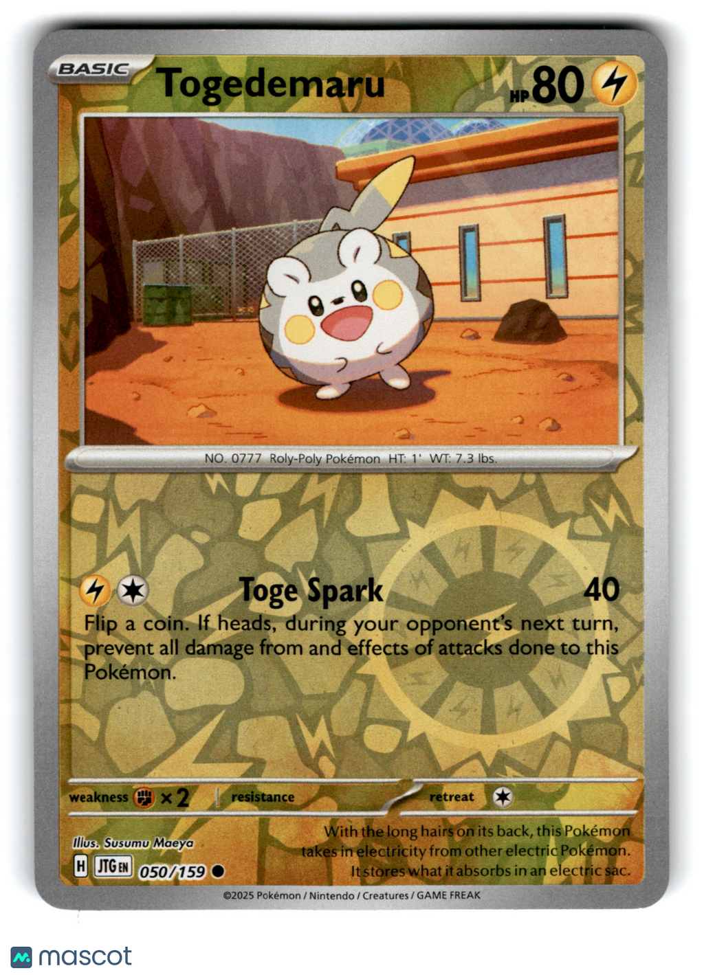 2025 Pokemon Togedemaru #50/159