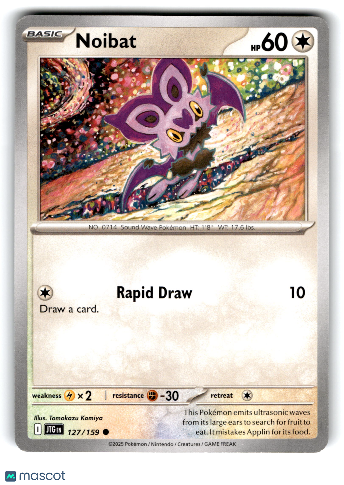 2025 Pokemon Noibat #127/159