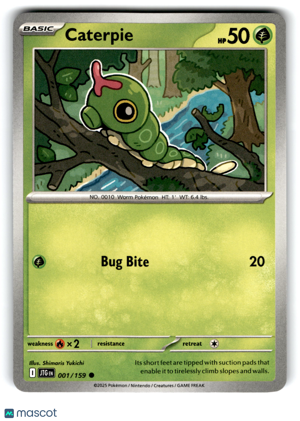 2025 Pokemon Caterpie #1/159