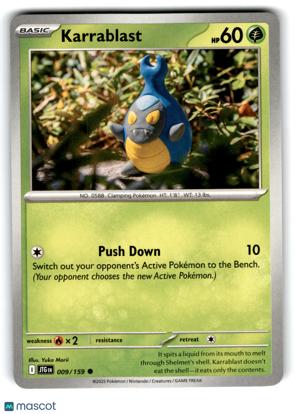 2025 Pokemon Karrablast #9/159