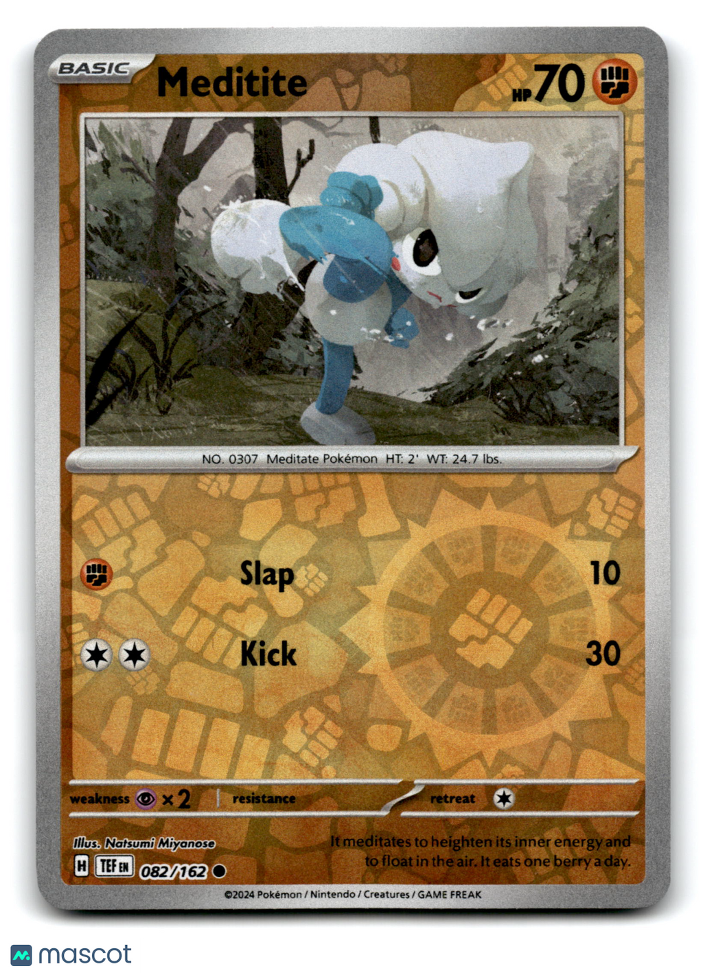 2024 Pokemon Meditite #82/162