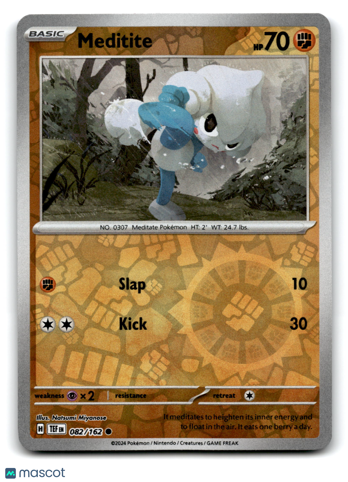 2024 Pokemon Meditite #82/162