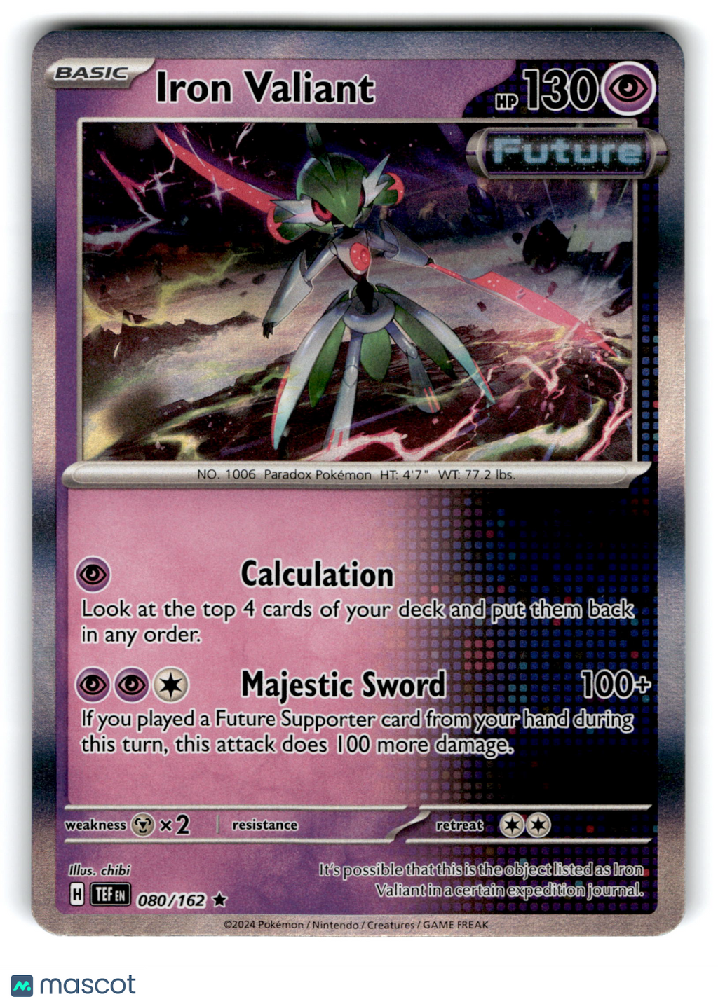 2024 Pokemon Iron Valiant #80/162