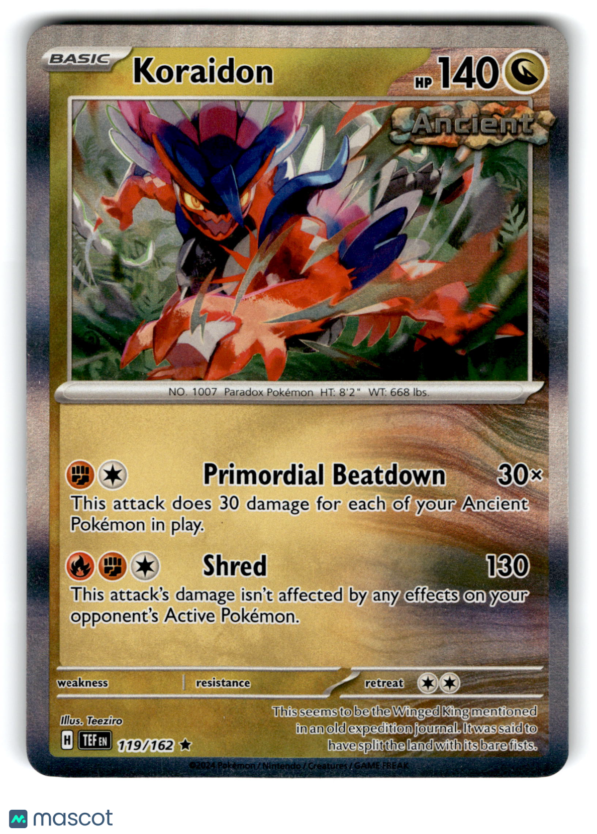 2024 Pokemon Koraidon #119/162