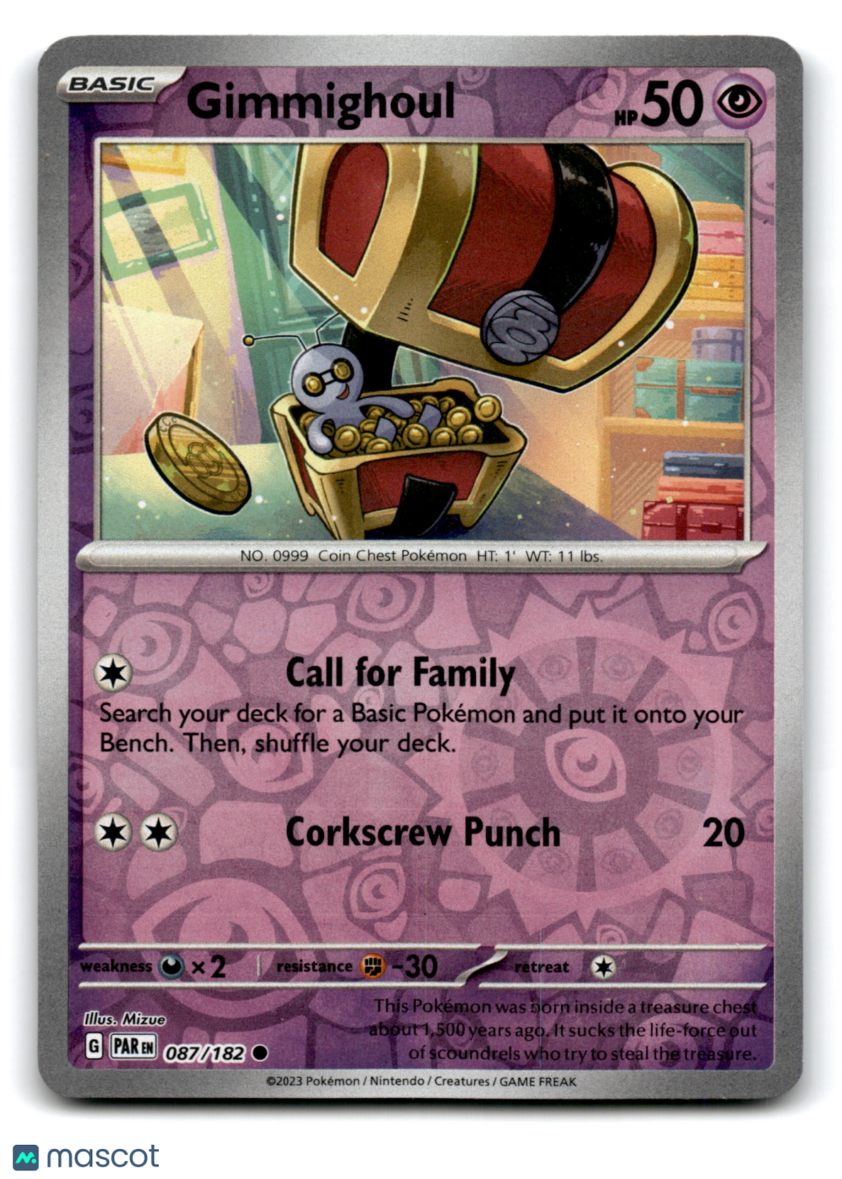 2023 Pokemon Gimmighoul #87/182
