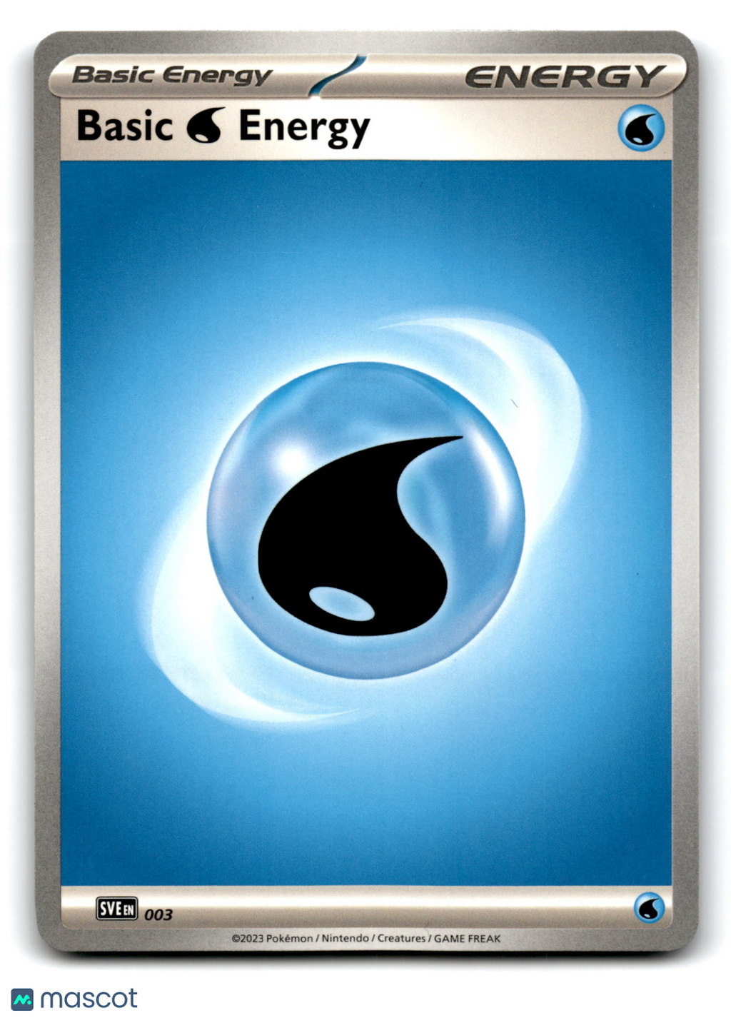 2023 Pokemon Basic Water Energy #SV EN 003