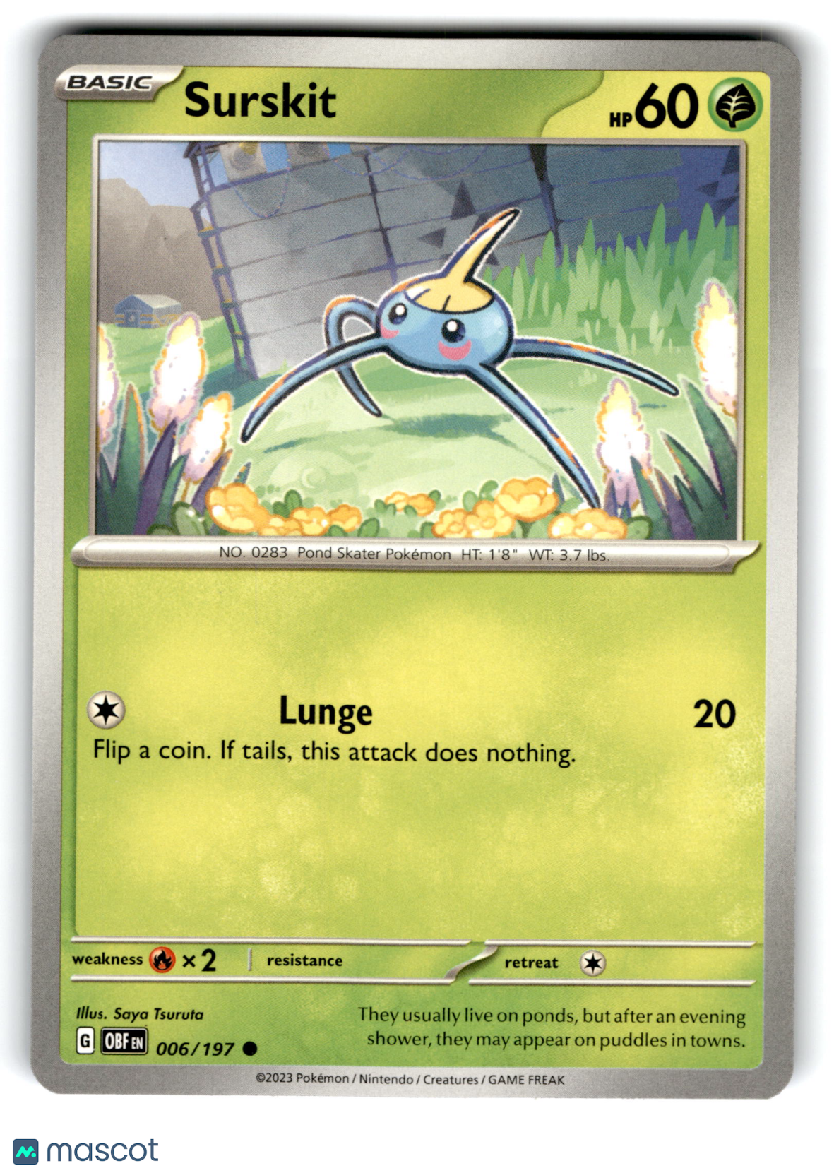 2023 Pokemon Surskit #6/197