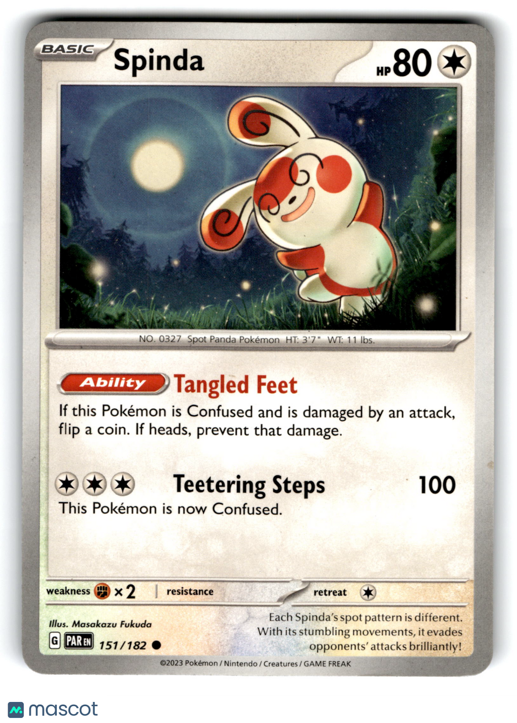2023 Pokemon Spinda #151/182