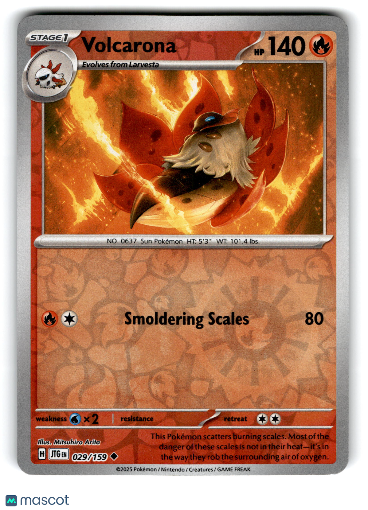 2025 Pokemon Volcarona #29/159