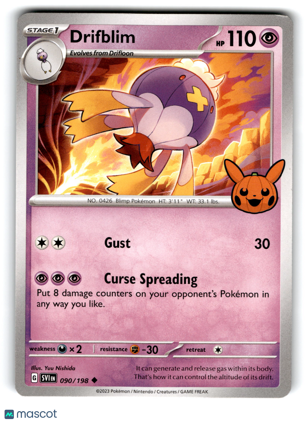 2023 Pokemon Drifblim #90/198