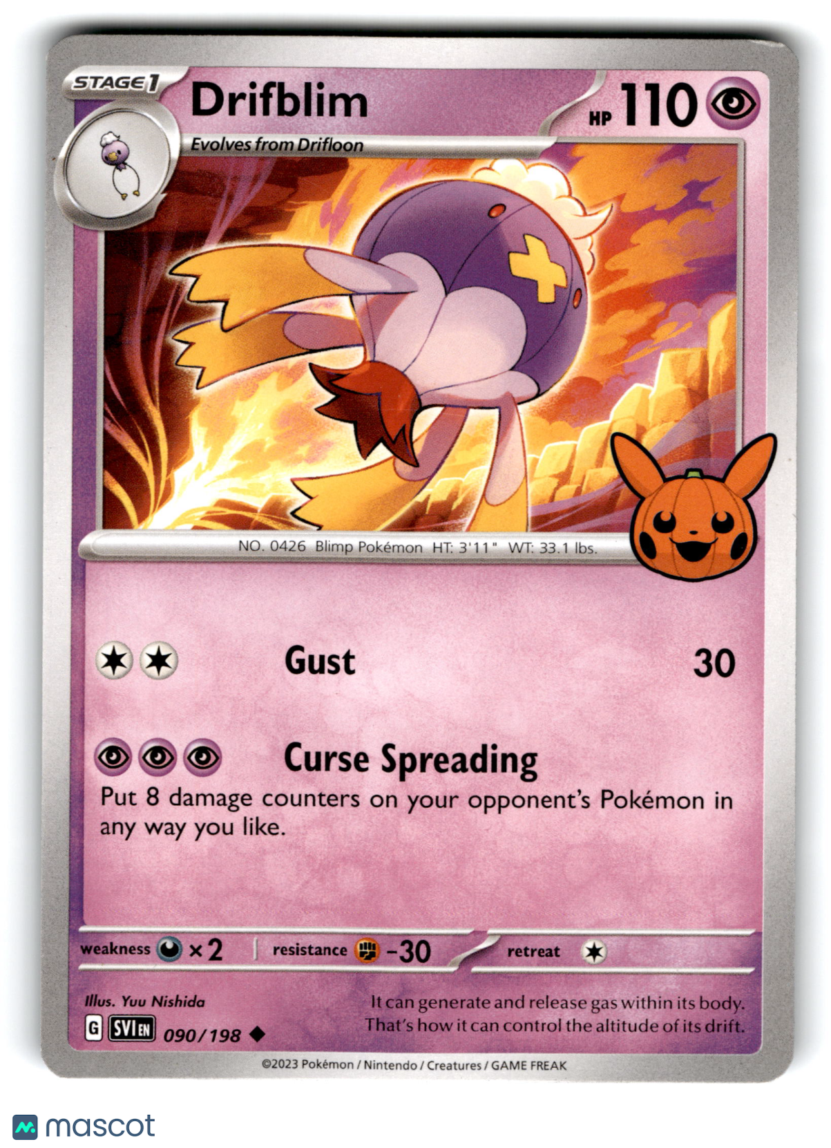 2023 Pokemon Drifblim #90/198