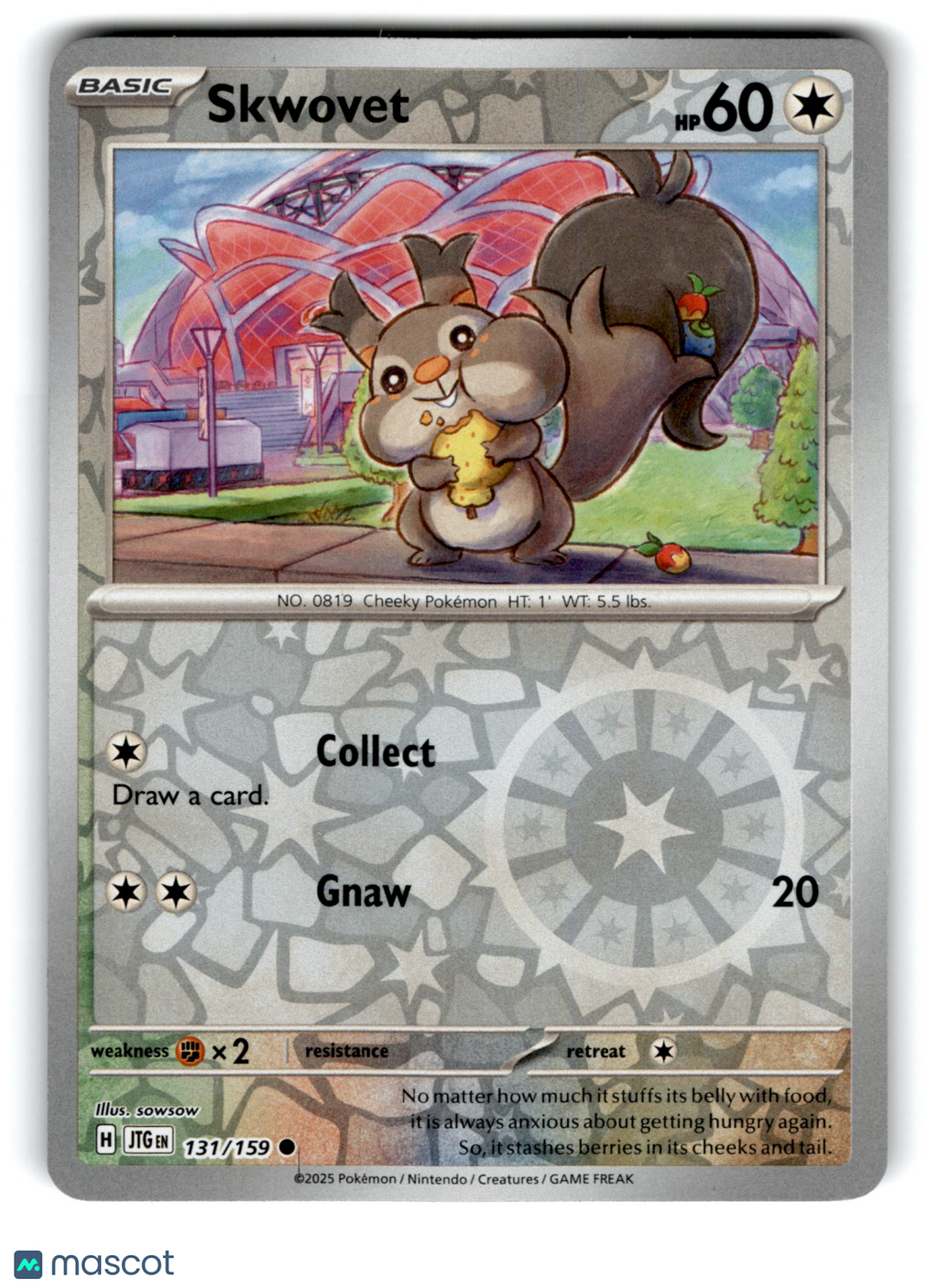 2025 Pokemon Skwovet #131/159