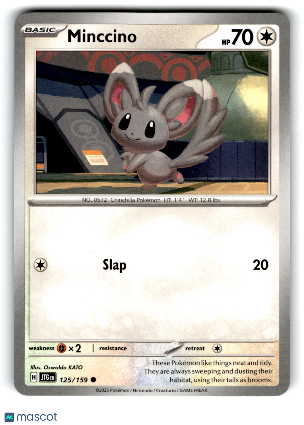 2025 Pokemon Minccino #125/159