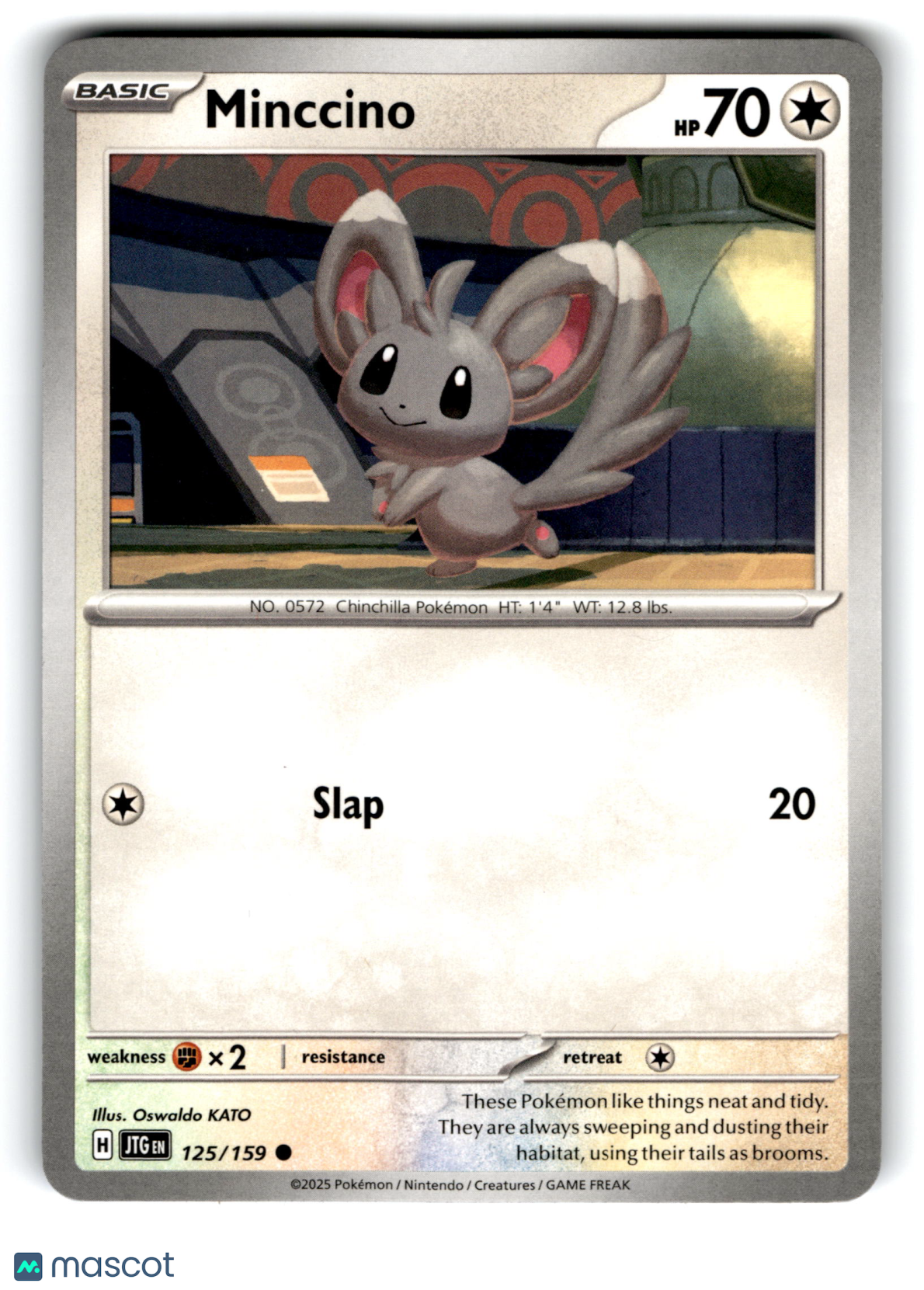 2025 Pokemon Minccino #125/159