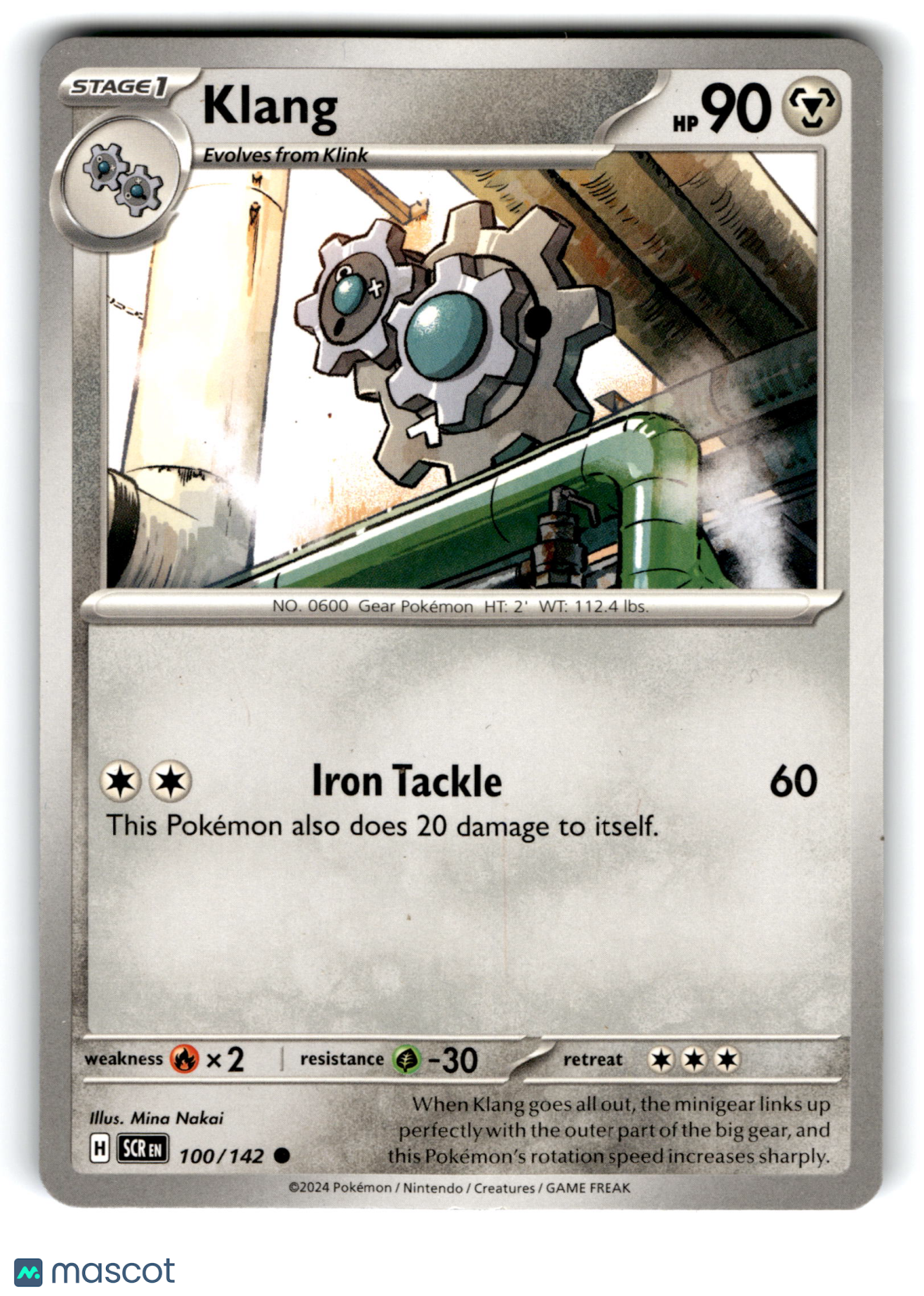 2024 Pokemon Klang #100/142