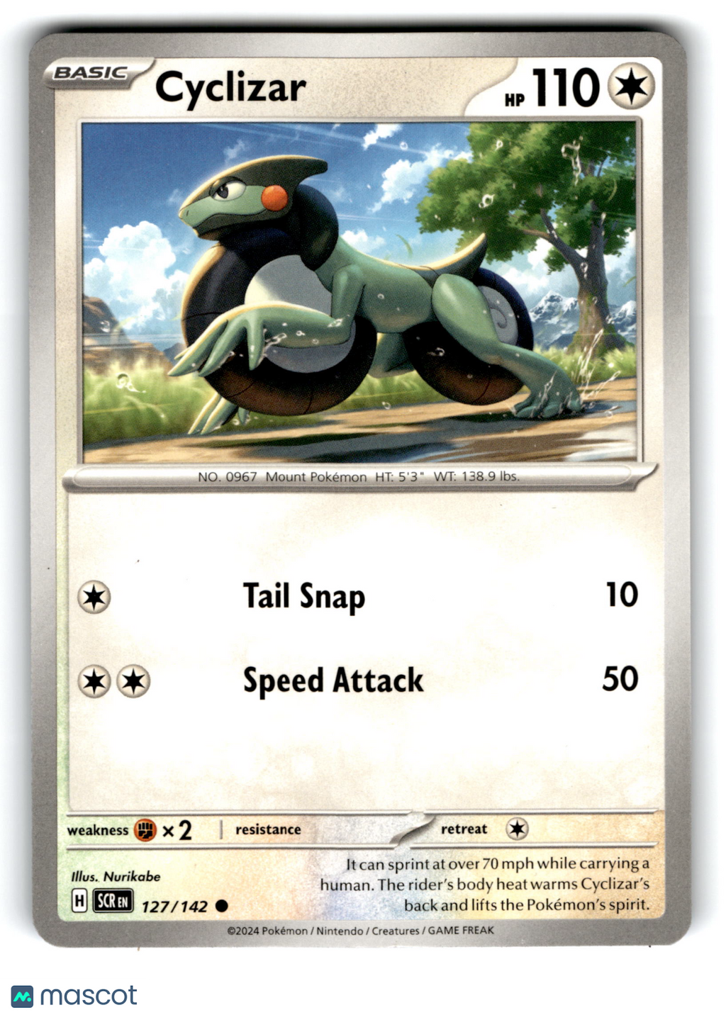 2024 Pokemon Cyclizar #127/142