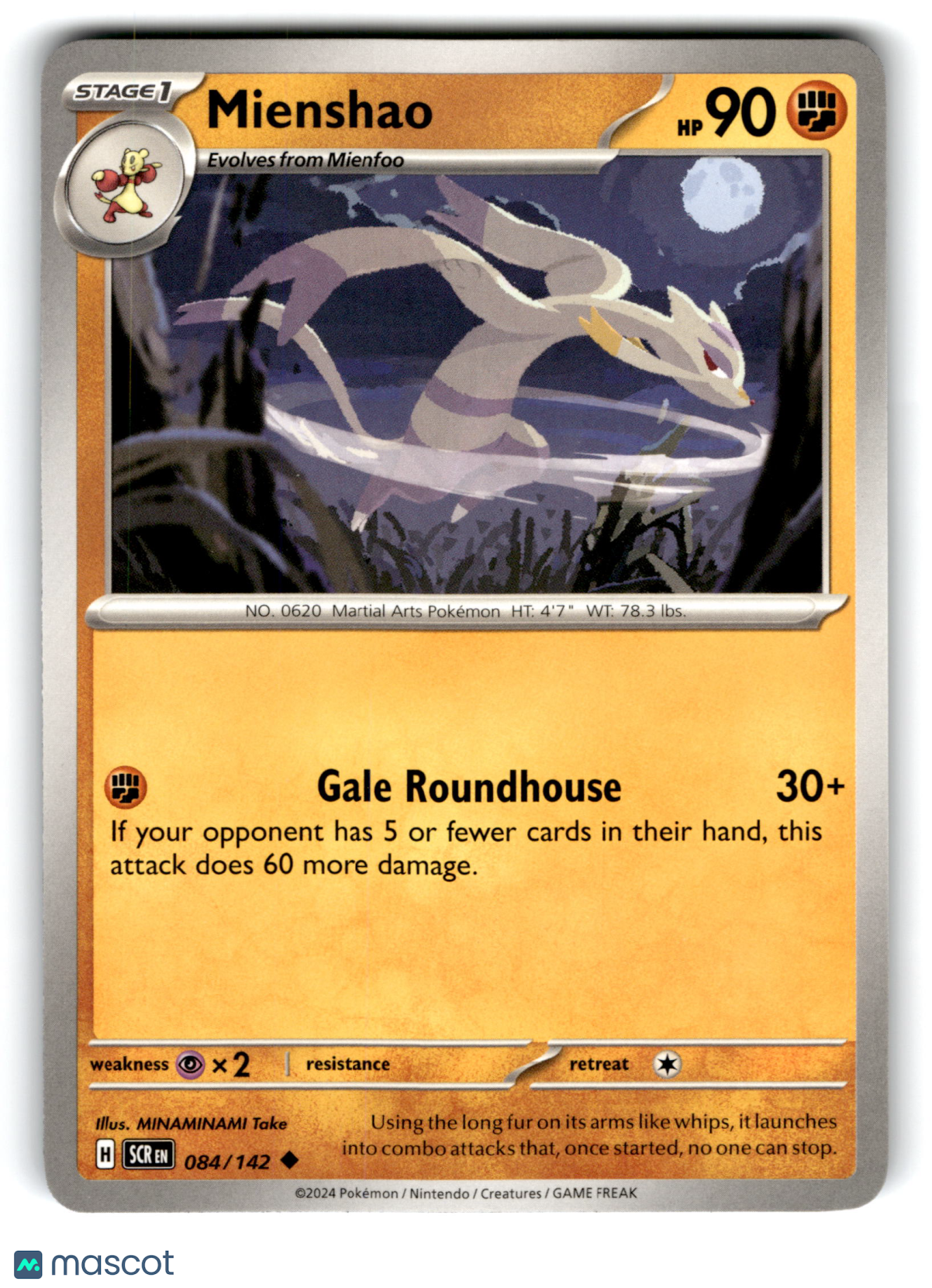 2024 Pokemon Mienshao #84/142