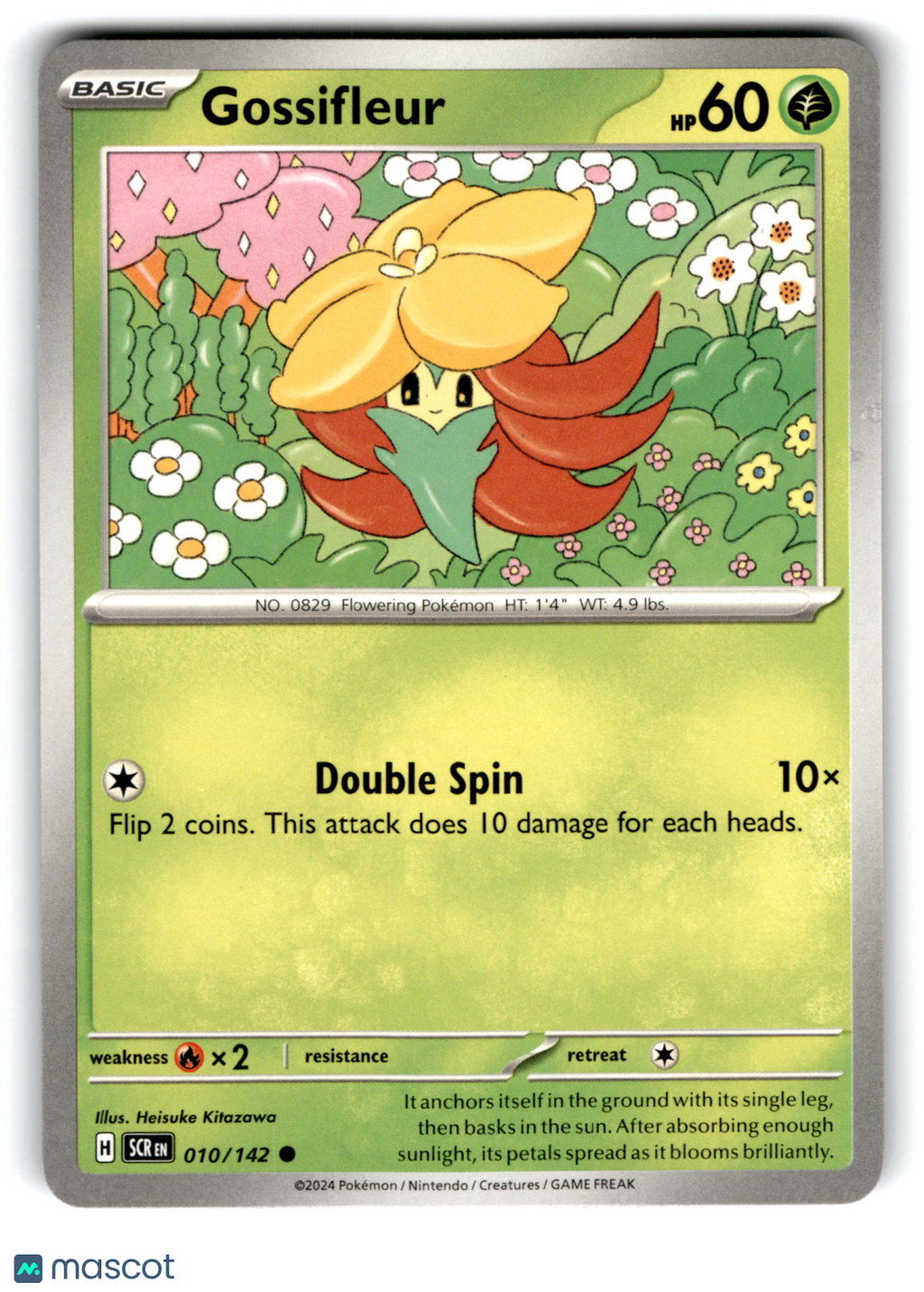 2024 Pokemon Gossifleur #10/142