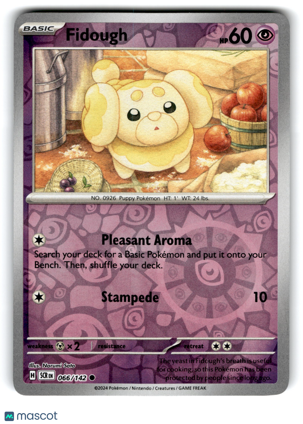 2024 Pokemon Fidough #66/142