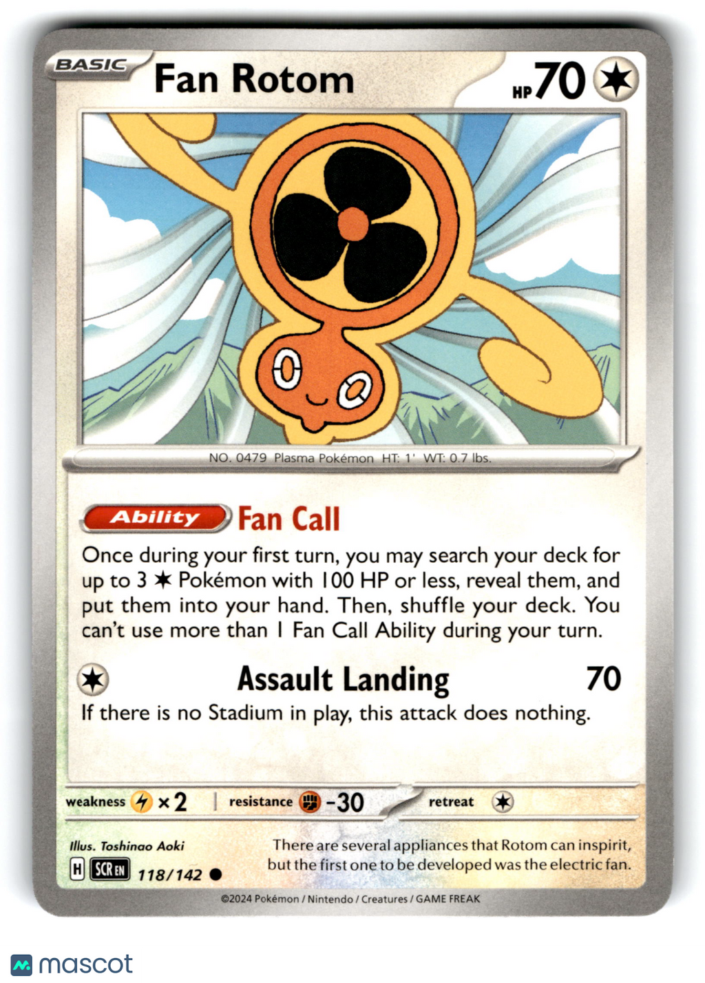 2024 Pokemon Fan Rotom #118/142