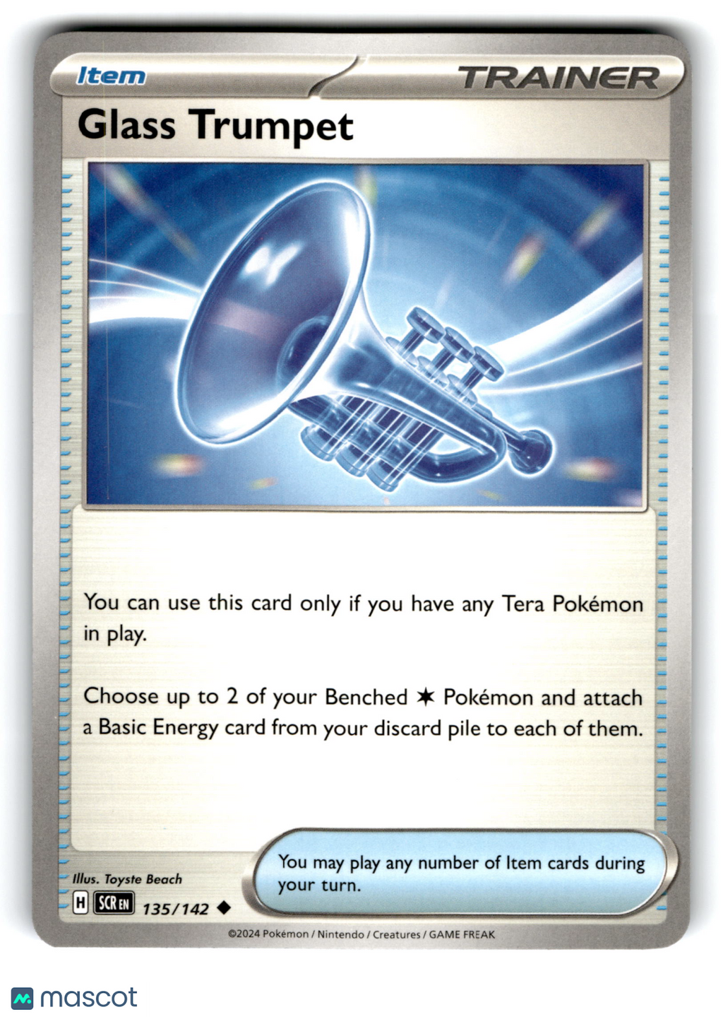 2024 Pokemon Glass Trumpet #135/142