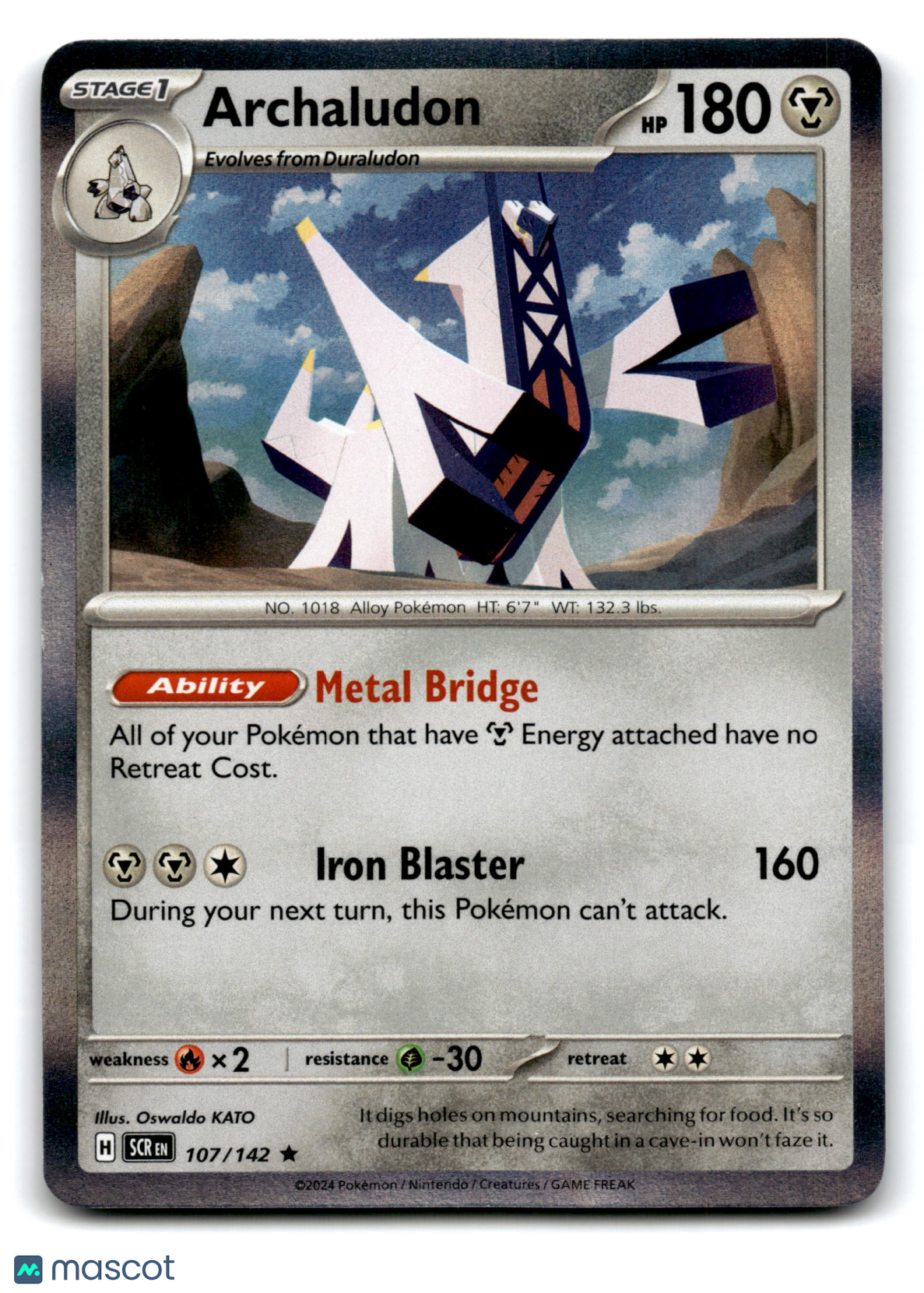 2024 Pokemon Archaludon #107/142