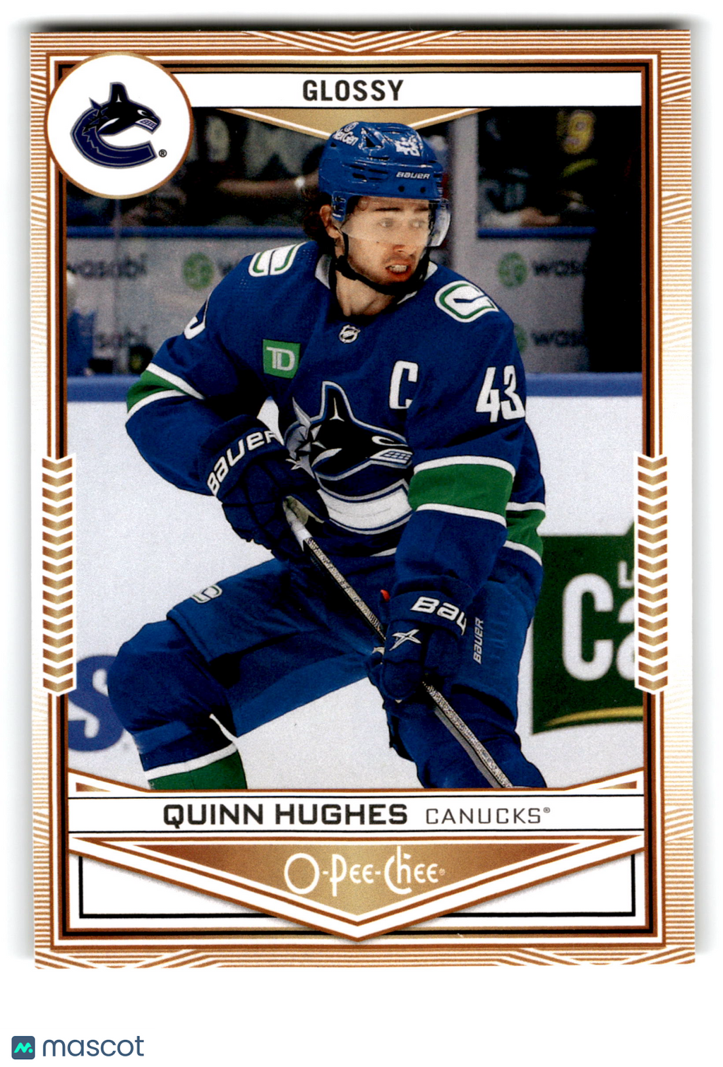 2023 O-Pee-Chee Glossy Quinn Hughes #OG-18