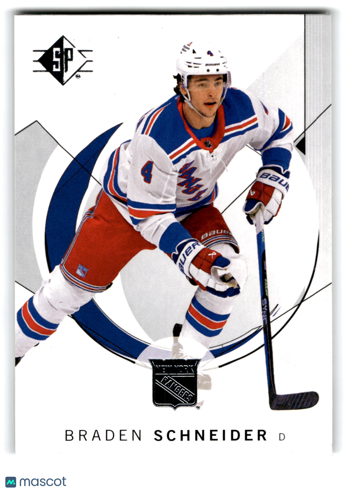 2023 Upper Deck SP Hockey Braden Schneider #58