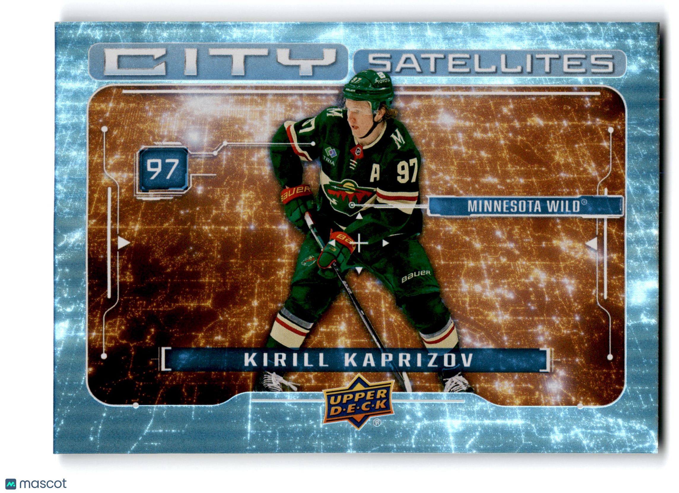 2024 Upper Deck Series 1 City Satellites Kirill Kaprizov #CS-8