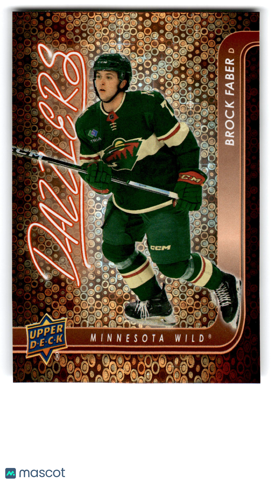2024 Upper Deck Series 1 Dazzlers Brock Faber #DZ-49