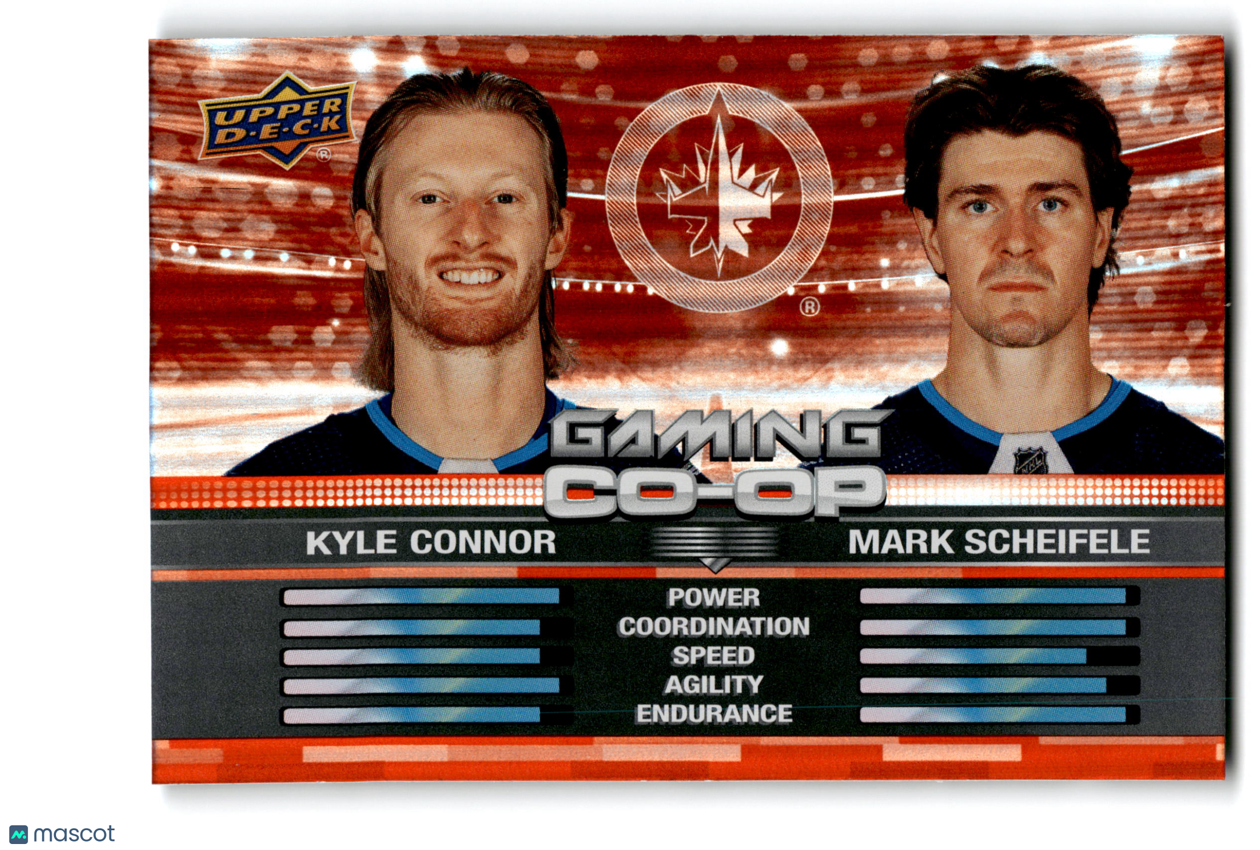 2024 Upper Deck Series 1 Gaming Co-Op Kyle Connor Mark Scheifele #CGO-23