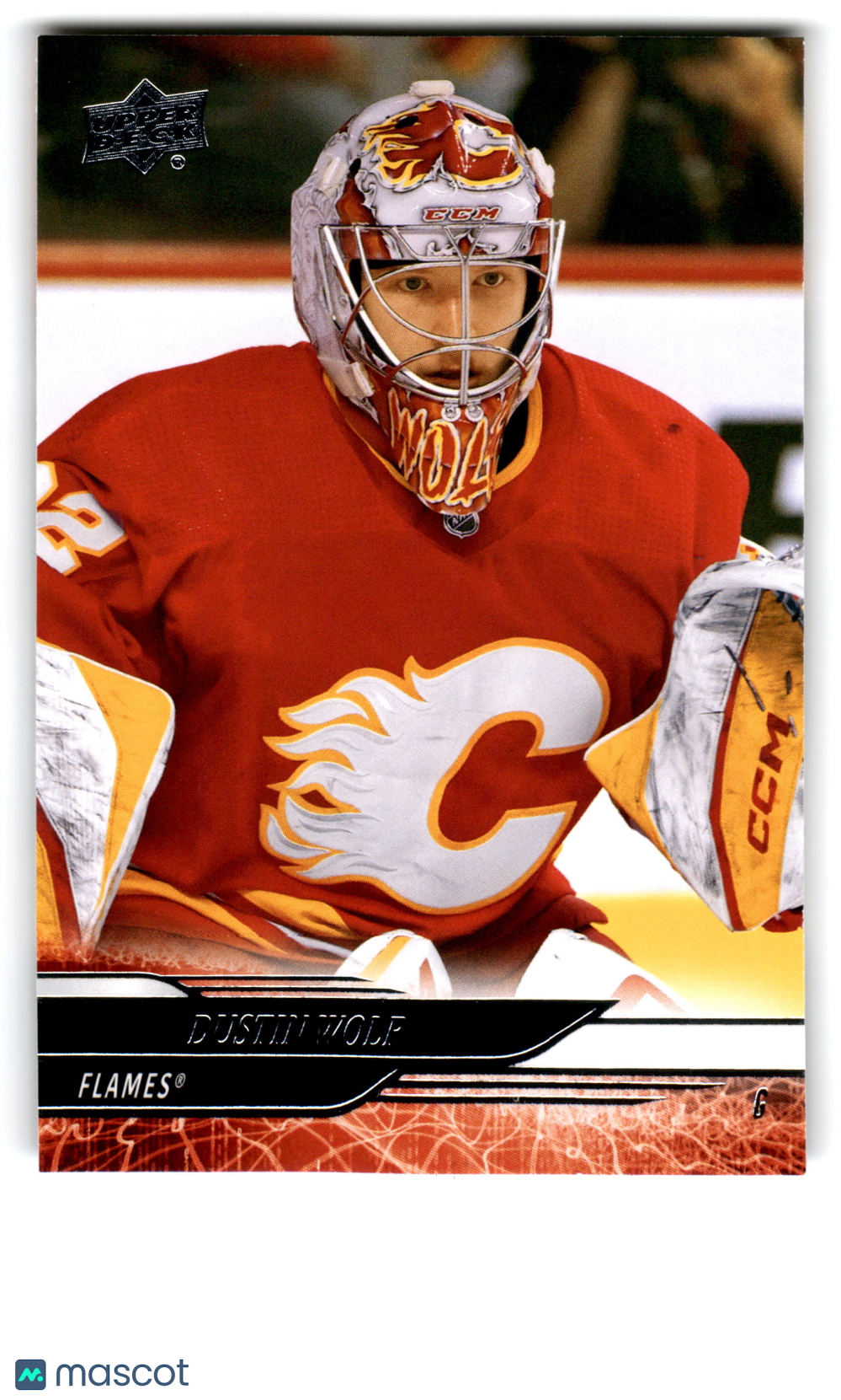 2023 Upper Deck Series 1 Hockey Dustin Wolf #30 1/2