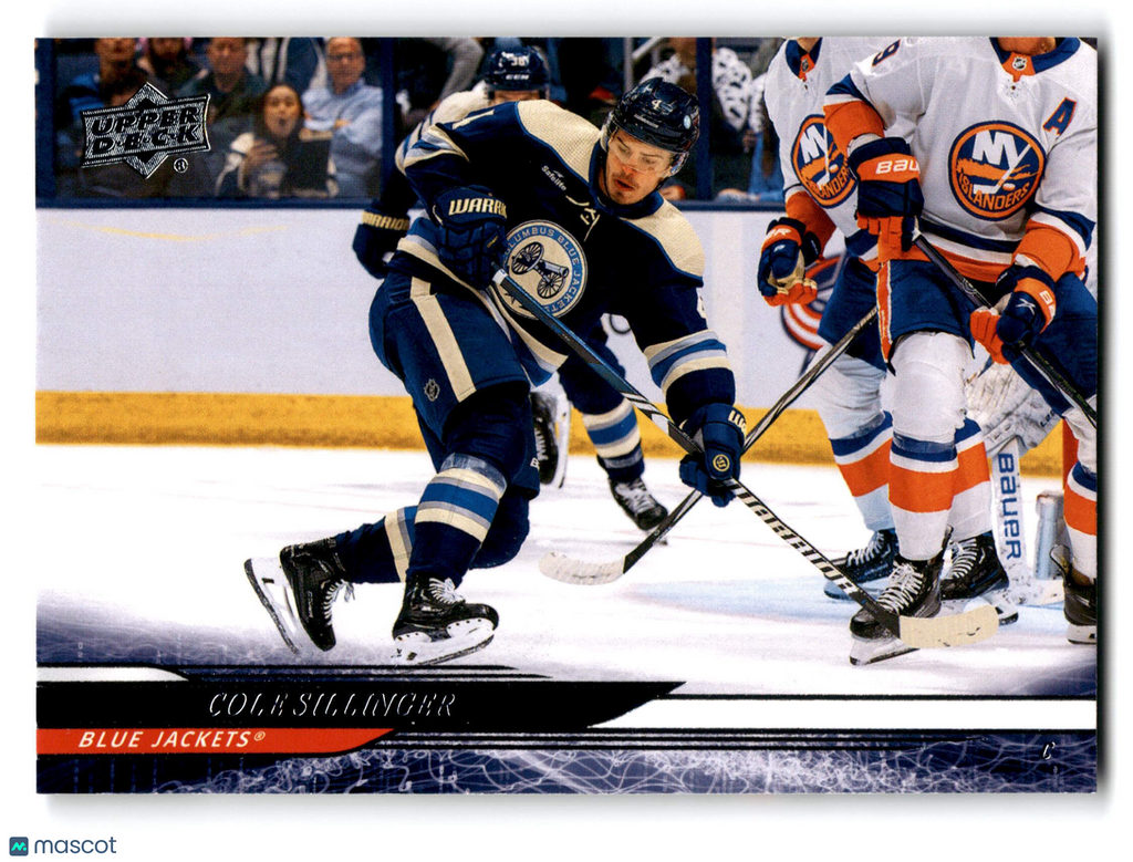 2023 Upper Deck Series 1 Hockey Cole Sillinger #58