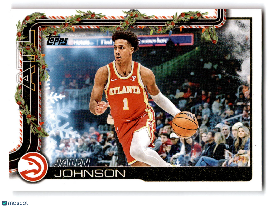 2025 Topps Holiday Jalen Johnson #H52