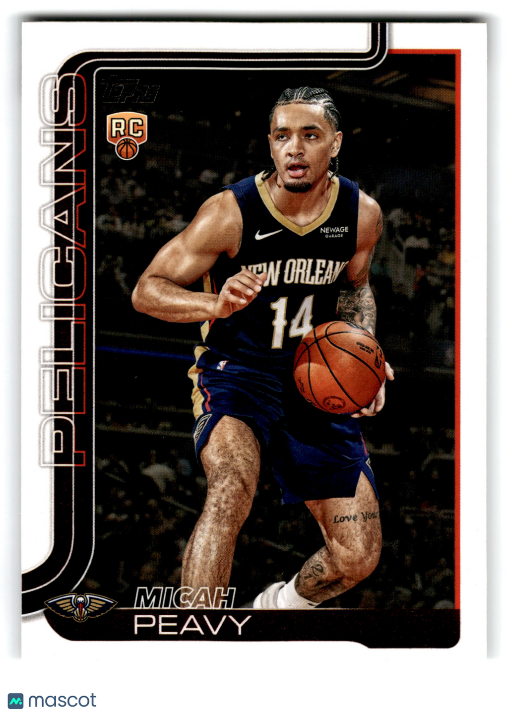 2025 Topps Flagship Basketball Micah Peavy #241 RC