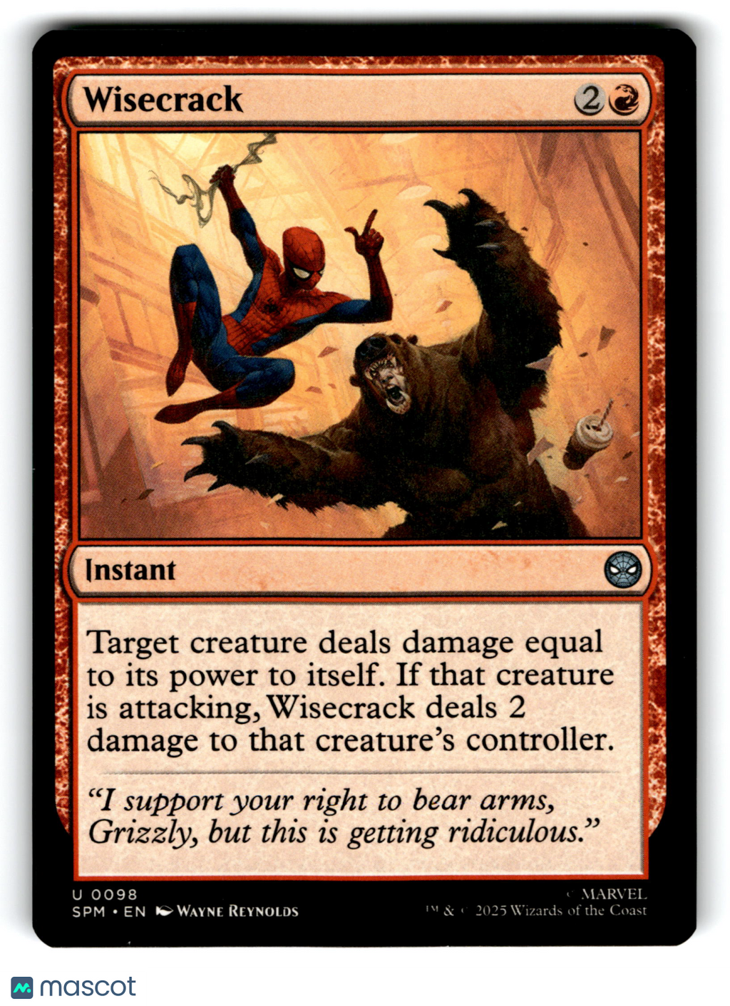 2025 Magic: The Gathering Spider-Man #U 0098
